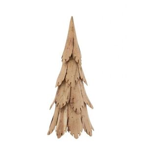Přírodní vánoční dřevěný stromek z kousků dřeva Tree Wood – 23*23*58 cm 5186 obraz