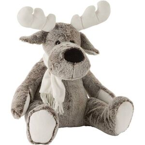 Veliký šedý plyšový los se šálou Cuddly Toy Elk – 36*31*40 cm 6802 obraz