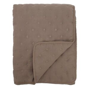 Měkká hnědá prošívaná deka / přehoz Aix Soft – 180*130 cm 16125320 obraz