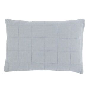 Nebesky modrý povlak na polštář s opraným vzhledem Aix Vintage – 60*40 cm 16102006 obraz