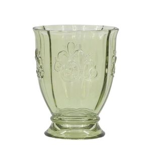 Zelená sklenice Saint-Émilion s dekorem – Ø 8, 5*10, 5 cm / 250ml 61095021 obraz