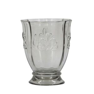 Šedá sklenice Saint-Émilion s dekorem – Ø 8, 5*10, 5 cm / 250ml 61095025 obraz
