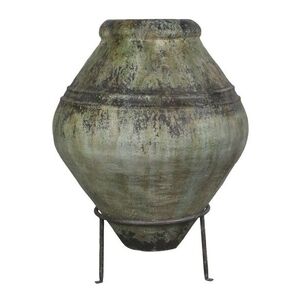 Zelený antik květináč s podstavcem Chic Antique – Ø 75*103, 5 cm 65103421 obraz