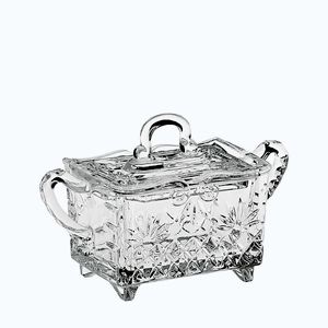 Crystal Bohemia Skleněná dóza truhlička obraz