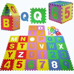 Games Planet Pěnové puzzle čísla a písmena 86 kusů obraz