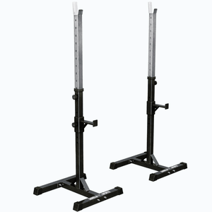 Nastavitelné stojany na velkou činku pro dřepy a bench press obraz