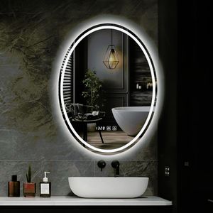 IREDA Koupelnové zrcadlo s LED osvětlením, 80 x 60 cm 92022 obraz