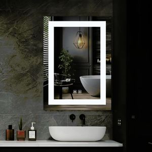 IREDA Koupelnové zrcadlo s LED osvětlením, 80 x 60 cm 92029 obraz