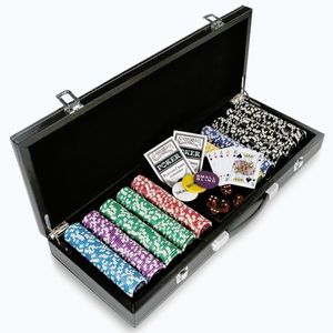 Tuin Pokerový kufr Texas Holdem Black Jack s laserovými žetony obraz