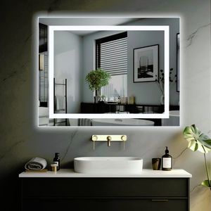 IREDA Koupelnové zrcadlo s LED osvětlením, 60 x 80 cm obraz