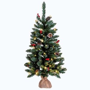 Nexos Vánoční umělý stromek s osvětlením, 90cm, 50 LED 65869 obraz