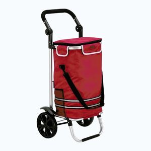 Juskys 106570 nákupní vozík červený 56 l obraz