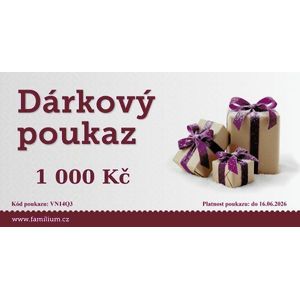 Dárkový poukaz 1 000 Kč obraz