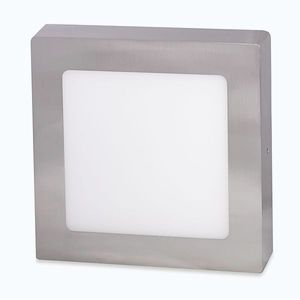 Ecolite Stříbrný přisazený LED panel hranatý 300 x 300mm 25W Barva světla: Denní bílá LED-CSQ-25W/41/CHR obraz