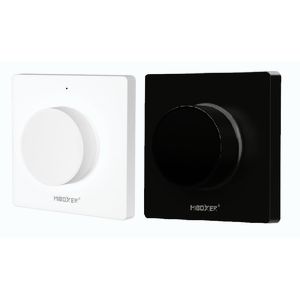 LED Solution Mi-Light RF Nástěnný otočný dálkový ovladač pro jednobarevné a CCT LED pásky, 1-kanálový Vyberte barvu: Černá K1-B obraz