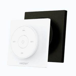 LED Solution Mi-Light RF Nástěnný dálkový ovladač pro jednobarevné a CCT LED pásky Vyberte barvu: Černá K2-B obraz