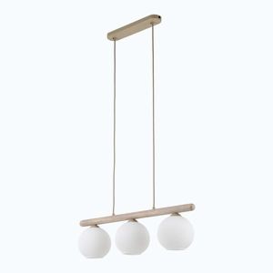 TK Lighting Závěsný lustr Virlo s dekorem dřeva pro žárovku 3x E14 TK11079 obraz