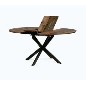 Rozkládací jídelní stůl ARFENNAL 120-160x120, dekor old wood obraz