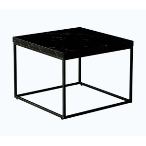 Konferenční stolek ELMORXER 60x60x45 cm, dekor černý mramor obraz