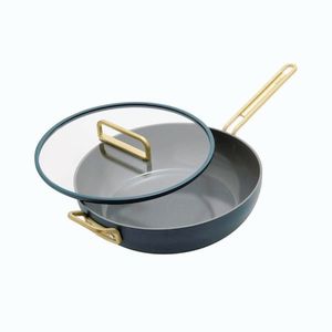 GreenPan Nepřilnavá keramická soté pánev s poklicí, Stanley Tucci, Ø 30 cm, tmavě zelená CC008980-004 obraz