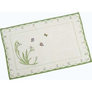 Villeroy & Boch Colourful Spring bavlněná prostírka sněženky, 32 x 48 cm 14-8663-6120 obraz
