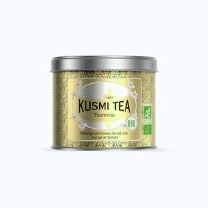 Kusmi Tea Sypaný černý vánoční čaj Tsarevna Bio, kovová dóza, 100 g 21358A1070 obraz