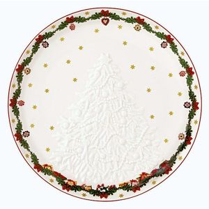 Villeroy & Boch Toy's Fantasy nízká mísa s reliéfem stromečku, Ø 26 cm 14-8332-3615 obraz