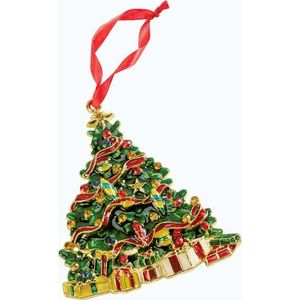 Villeroy & Boch Winter Collage Accessoires kovová závěsná dekorace, stromek, 12 cm 35-9391-0027 obraz