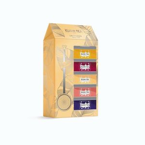 Kusmi Tea Dárková sada Herbal teas se sítkem, 5 miniatur se sypaným bylinným a ovocným čajem, 98 g 21334A1151 obraz