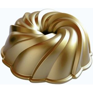 Nordic Ware Forma na bábovku Swirl, zlatá, 2, 4 l 94077 obraz