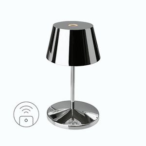 Villeroy & Boch Nabíjecí LED stolní lampička do exteriéru / interiéru Seoul, 20 cm, chrom 97205 obraz