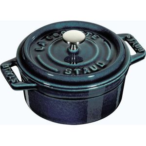 Staub Litinový hrnec s poklicí Mini Cocotte, Ø 10 cm / 0, 25 l, zelený 1025315 obraz