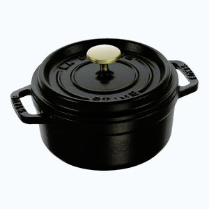 Staub Litinový hrnec s poklicí Cocotte, Ø 14 cm / 0, 8 l, černá 1004049 obraz