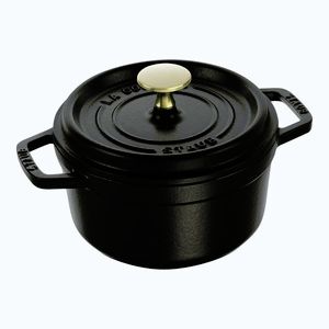 Staub Litinový hrnec s poklicí Cocotte, Ø 16 cm / 1, 2 l, černá 1004057 obraz