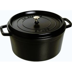 Staub Litinový hrnec s poklicí Cocotte, Ø 34 cm / 12, 6 l, černá 1004315 obraz