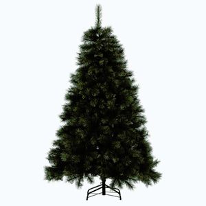 Umělý vánoční stromek s LED osvětlením Borovice, výška 185 cm obraz