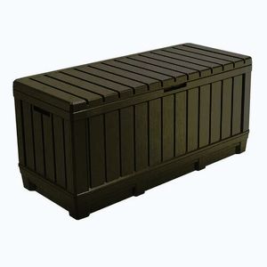 Keter Zahradní úložný box Kentwood hnědá, 350 l, 128 x 59 x 54 cm obraz