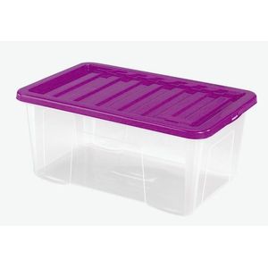 Plastový úložný box s víkem HEIDRUN Quasar 50l obraz