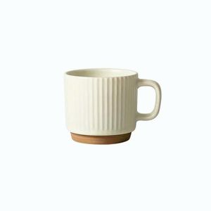 Keramický hrnek 180ml KITCHISIMO žebrovaný krémový obraz
