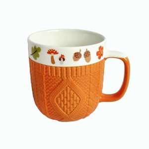 TORO HRNEK MOTIV PODZIM KERAMIKA 345ML ORANŽOVÁ obraz