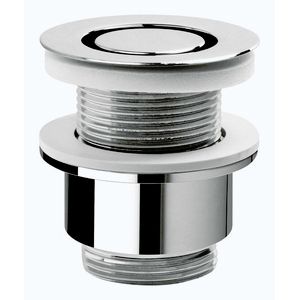 Omp Tea Umyvadlová výpust 5/4“, neuzavíratelná, design zátka, 30-45, chrom 147.545.5 obraz