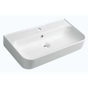 ISVEA SISTEMA U keramické umyvadlo 70x38cm, bílá 10PL53070 obraz