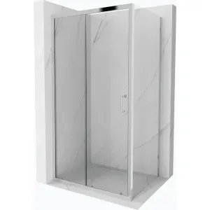 MEXEN/S APIA sprchový kout 95x80, transparent, chrom 840-095-080-01-00 obraz