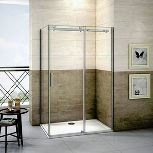 H K Sprchový kout DIAMOND 140x70 L/P varianta včetně sprchové vaničky z litého mramoru SE- DIAMOND14070/SE-THOR-14070 obraz