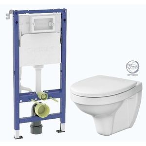 GEBERIT DuofixBasic bez tlačítka + WC CERSANIT DELFI + SOFT SEDÁTKO 458.103.00.2 X DE2 obraz