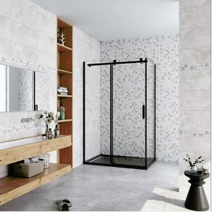 H K Sprchový kout DIAMOND BLACK 100x90 L/P varianta SE-DIAMONDBL10090 obraz