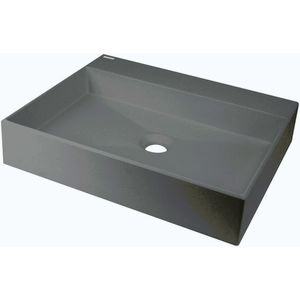 DEANTE Correo anthracite metallic Granit umyvadlo na desku 500x400 mm CQR_TU5S obraz