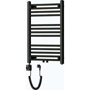 MEXEN/S Mars radiátor + topná tyč 700 x 500 mm, 300 W, černá W110-0700-500-6300-70 obraz