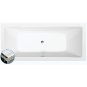 POLYSAN KRYSTA SLIM obdélníková vana 180x70x39cm, bílá 72906S obraz