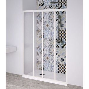FORTE Sprchové dveře ACRIL PORTA NEW Barva rámu Bílá, Rozměr A 100 110 OLNNC1FS110031 obraz